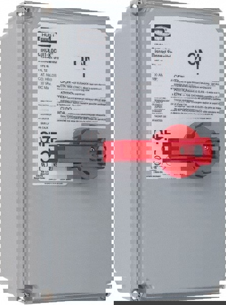 Cam & Disconnect Switch: Enclosed, 100 Amp, 600VAC